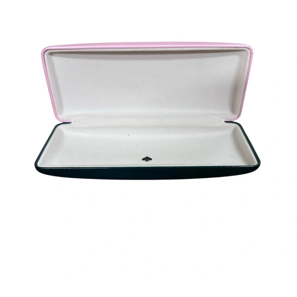 Kate Spade Patent Leather Glasses Case Pink Green‎